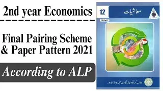 2nd year economics pairing scheme 2021
