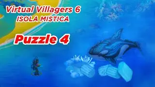 Puzzle 4: Whale's Gift | Virtual Villagers 6_Isola Mistica Walkthrough Gameplay