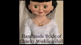Making a Bride of Chucky inspired wedding doll