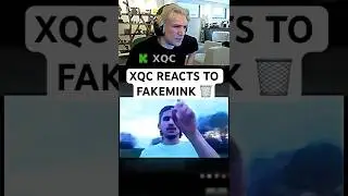 XQC REACTS TO FAKEMINK 😭💔 #xqc #fakemink #streamer