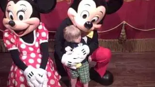Frankie Meets Mickey and Minnie Mouse