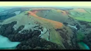 Butser Hill, Hampshire, Phantom 4 Pro, 4K