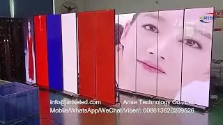 Shop mall hoardings mirror led advertise display panels screen poster display screen Supplier mirror