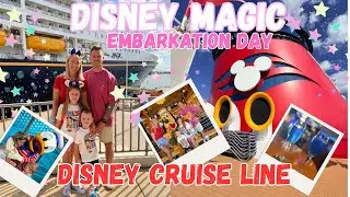 DISNEY CRUISE LINE. EMBARKATION DAY. DISNEY MAGIC. FAMILY VLOG.