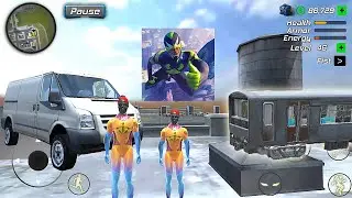 Rope Frog Ninja Hero - Strange Gangster Vegas #209 New Update Minivan on the railway