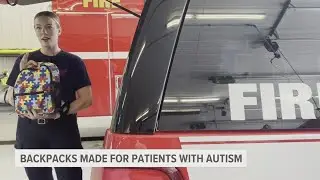 Alto-Bowne Township Fire Department makes backpacks for patients with Autism