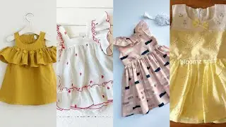 101+ Beautiful Baby girl frock design 2022 || summer casual baby dress designs