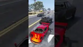 Destructive Car Crashes in GTA 5!