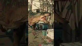 ACROCANTHOSAURUS ROAR IN AN ABANDONED RESEARCH FACILITY! - Jurassic World Evolution 2 #Shorts