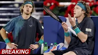 Andrey Rublev wants ATP rule change as he promises to 'be better' after disqualificationAndrey Rubl