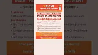 Walk-in interview on February 7, 2025, at Excel Engineering College (Autonomous) #svacademy #job