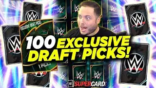 100 EXCLUSIVE DRAFT BOARD PICKS!! | WWE SuperCard