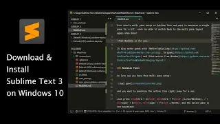 How to Install Sublime Text 3 on Windows