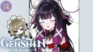 Коломбина в одежде Сандроне (Genshin Impact Comic Dub)