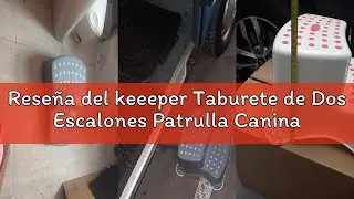 Rese&ntilde;a del keeeper Taburete de Dos Escalones Patrulla Canina, De 18 Meses a 10 A&ntilde;os, Antideslizante,