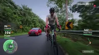 Santai to Serdang featuring Desmend #insta360acepro2 #cyclingvideo