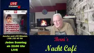 Rebecca Reusch auch heute wieder Thema bei Berni´s Nacht Café