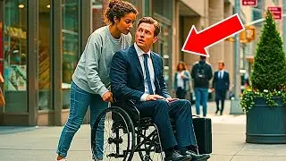 Single Mother Offers To Push A Businessman's Wheelchair  Soon, The Businessman Falls In Love