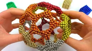 АСМР. Звуки магнитов. Магнитные шарики.100% удовлетворение. Как сделать большой шар из магнитов