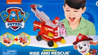 30 Minutes of Satisfying Fun! Unboxing Paw Patrol Fire Fighting Rescue Vehicle