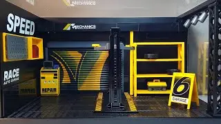 Reviewing the 1/24 DIY Repair Base Garage Display by Ming Ying
