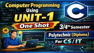 Computer Programming Using C || Unit-1 One Shot 3/4th Semester|| Polytechnic(Diploma) For CS/IT
