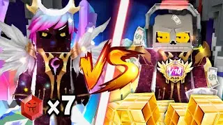 Gcube abuser VS No1Aryan bg In Bedwars Blockman Go {BLOCKMAN GO}