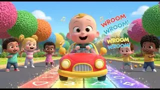 Wroom Wroom Car Fun Go 🚗💨🎶 Fun Kids Song | Vehicles & Playtime Adventure