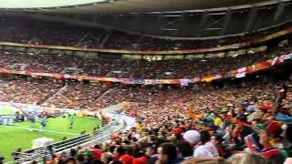 Vuvuzela blasts at Portugal Spain WC 2010 CPT