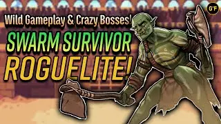A Quite Ridiculous but FUN Swarm Survivor Roguelite! - Orc Survivor