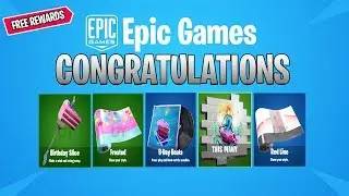 *FREE*Fortnite ALL Birthday Presents & YoutubeDrops Rewards(Birthday slice,Frosted,Redline...)
