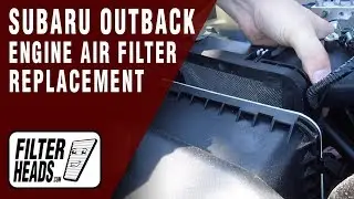 How to Replace Engine Air Filter 2014 Subaru Outback H4 2.5L