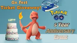 POKEMON GO 5 YEAR ANNIVERSARY DETAILS + 2021 GO FEST TICKETS!! [GIVEAWAY][NEW EVENT]