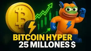 ⚡ &iexcl;Bitcoin Hyper supera los 25 Millones $! La capa 2 de BTC m&aacute;s r&aacute;pida que Solana 🚀