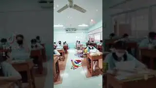 FINAL EXAM CLASS 2020-2021. New normal classroom set up. #shorts #Thailand #finalexam