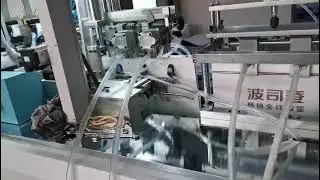 Automatic rope threading machine
