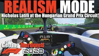 F1 2020 REALISM MODE - NICHOLAS LATIFI - HUNGARY (100% Race + No HUD + Cockpit + TrackIR)