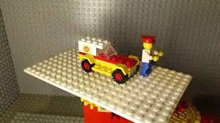 Lego 604 Shell service car 1978