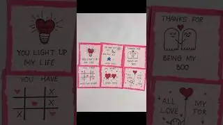 Valentine's Day Card Ideas#ytshorts#art#youtubeshorts#shortsvideo#shorts#love#cards#couple#fyp#diy