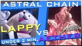 Astral Chain Final Post-Game Boss Aether V.S Lappy beaten in under 2 minutes!