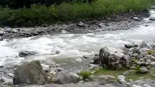 Beas river in spate, Manali