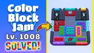 Color Block Jam Уровень 1007 (1008) | Все головоломки решены! 🎯