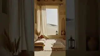 Desert Minimal Room Tour | Warm Nomad Aesthetic #DesertVibes #MinimalDesign