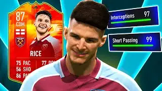 NUMBERS UP RICE REVIEW! 87 ADIDAS NUMBERSUP DECLAN RICE PLAYER REVIEW FIFA 22