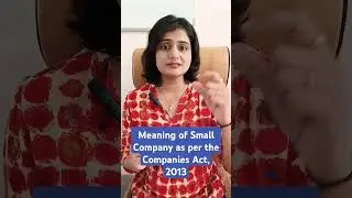 Which company is considered as small company #corporategovernance #cs2 #cs #csinter #csprofessional
