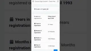 Check website domain age swiftly with our Free Domain Age Checker Tool.