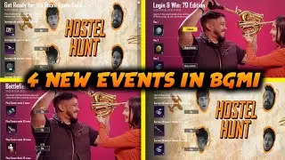 4 New Events in Bgmi 🔴 Get Free Permanent Rewards 🤩 Bgmi new Events || Bgmi  Events explain