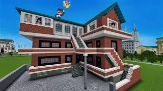 Minecraft Modernes Ziegelsteinhaus
