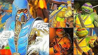 Injustice 2 All TMNT And Sub-Zero Intro Dialogues