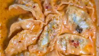 TRADER JOE'S POTSTICKER DUMPLING BAKE #dinnerideas #foodexplora #traderjoes #potstickers #dumplings 